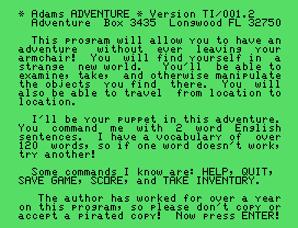 Ghost Town screenshot 2 for TI-99